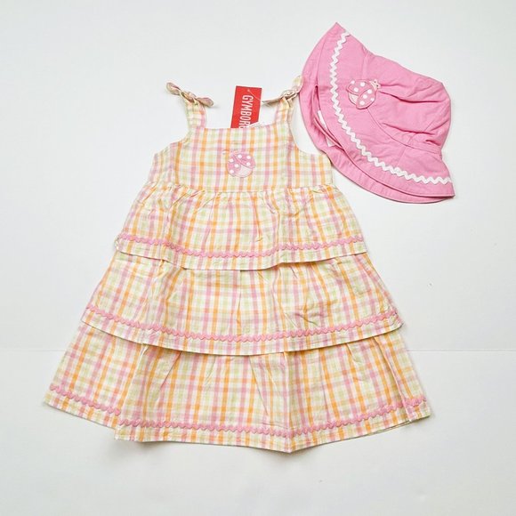Short Gymboree Spring Smiles – Bébé 12-18 Mois, Motif écossais, Neuf Avec étiquettes